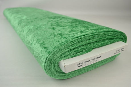 GRÖN KROSSAD VELOUR – STICKAD, STRETCHIG & GLANSFULLT FALL
