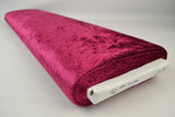 VINRÖD KROSSAD VELOUR – STICKAD, STRETCHIG & GLANSFULLT FALL