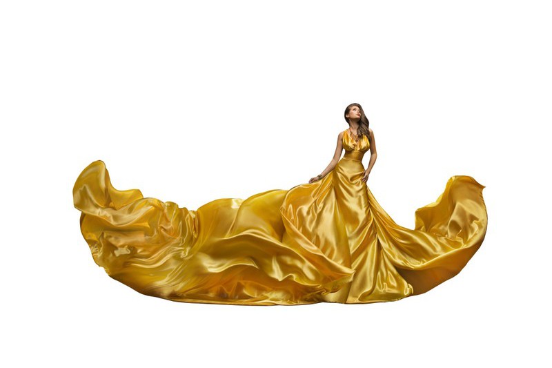 LYSEBRUN SATIN STOF – LET & GLANSFULDT