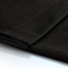 SVART BRANDFÖRHINDRANDE SATIN MOLTON