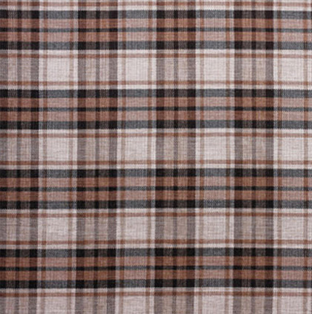 BEIGE-BRUN SKOTSKTERN TARTAN MØBELSTOF – SKOTSKTERNET & ØKO-TEX