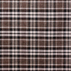 CHOKOLADEBRUN SKOTSKTERN TARTAN MØBELSTOF