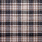 GRÅ-BEIGE SKOTSKTERN TARTAN MØBELSTOF