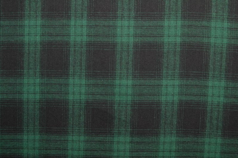 SORT OG GRØN SKOTSKTERNET FLANNEL
