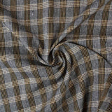 GRÅ SORT OG GUL SKOTSKTERNET FLANNEL