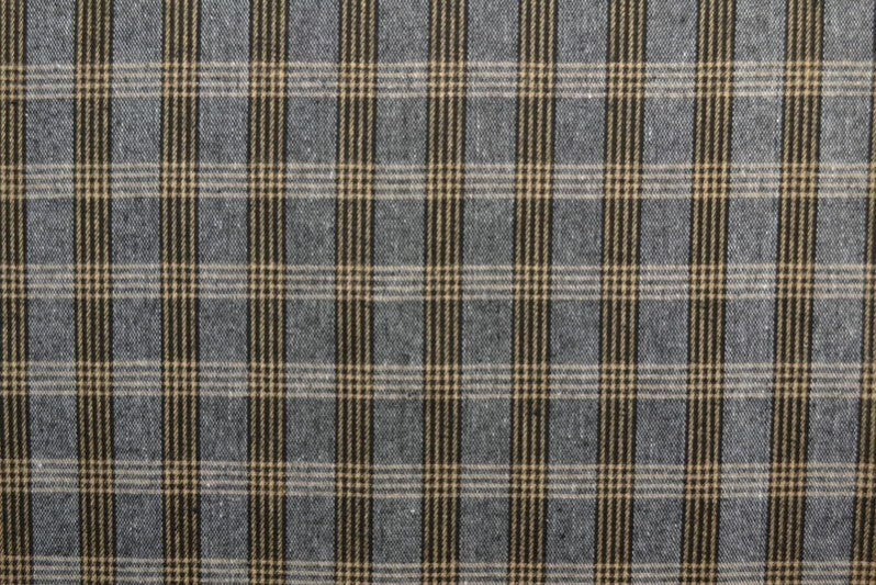 GRÅ SORT OG GUL SKOTSKTERNET FLANNEL