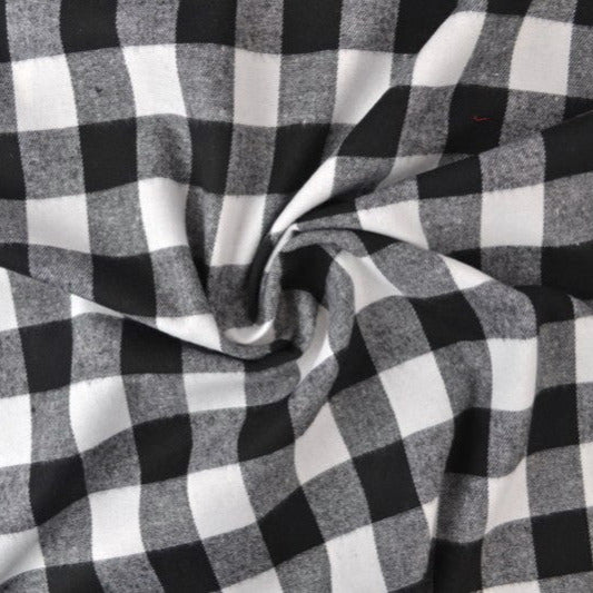 SORT OG HVID SKOTSKTERNET FLANNEL