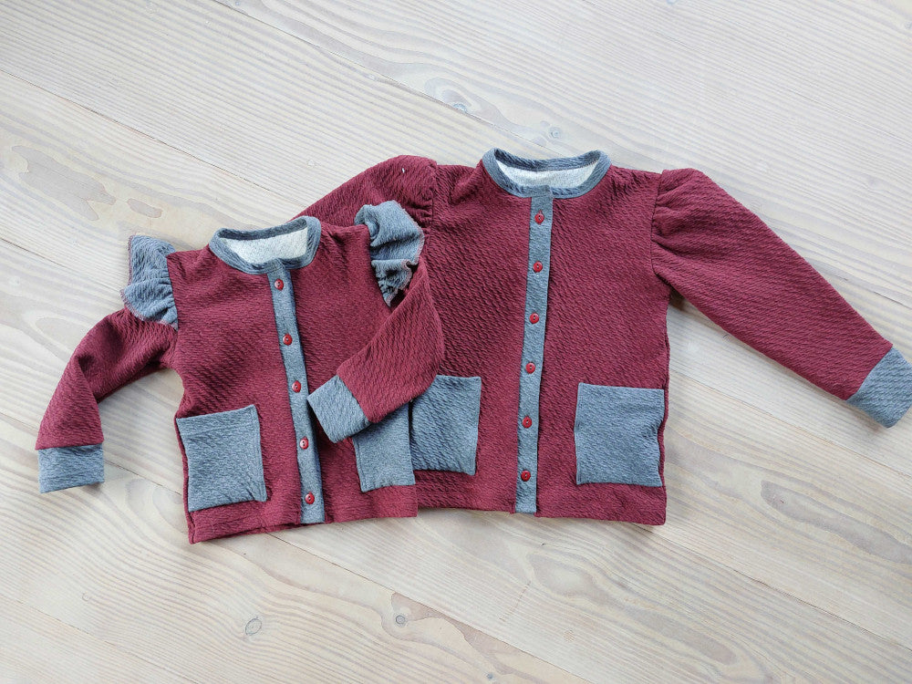 LYSERØD TJOCK JERSEY – 100 % BOMULL, 310 G/M²