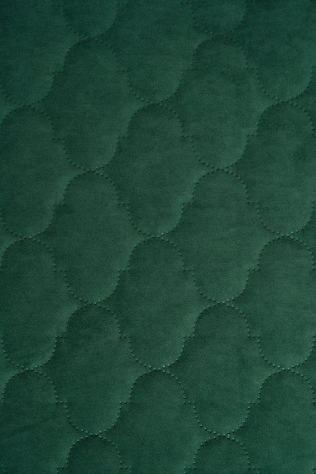 DÄMPAD GRANGRÖN UTTARIO VELVET 3D – QUILTAD VELOUR MED BUBBELMÖNSTER