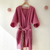 PINK VAFFEL PIQUÉ – ABSORBERENDE & HURTIGTTØRRENDE