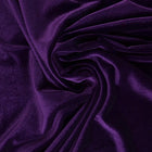 MÖRKLILA VELOUR MED STRETCH