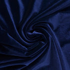 NAVYBLÅ VELOUR MED STRETCH