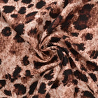 VITT & ANTRACIT VISCOSETYG MED LEOPARDTRYCK