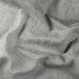 Semi-transparent voile i linnedlook, Lys grå — gardinstof i fuld bredde