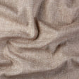 Semi-transparent voile i linnedlook, Taupe — gardinstof i fuld bredde