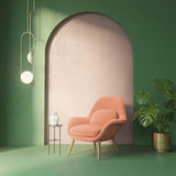 KONGEBLÅ TYK MAT VELOUR MØBELSTOF MED FLEECEBAGSIDE