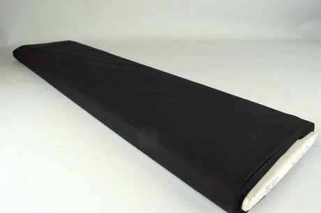 SVART BOMULLS-VOILE – LÄTT, LUFTIG & HALVTRANSPARENT