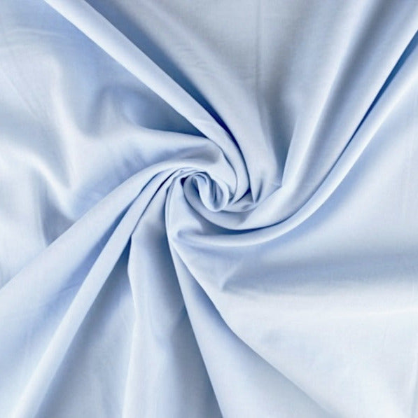 LJUSBLÅ BOMULLS-VOILE – LÄTT, LUFTIG & HALVTRANSPARENT