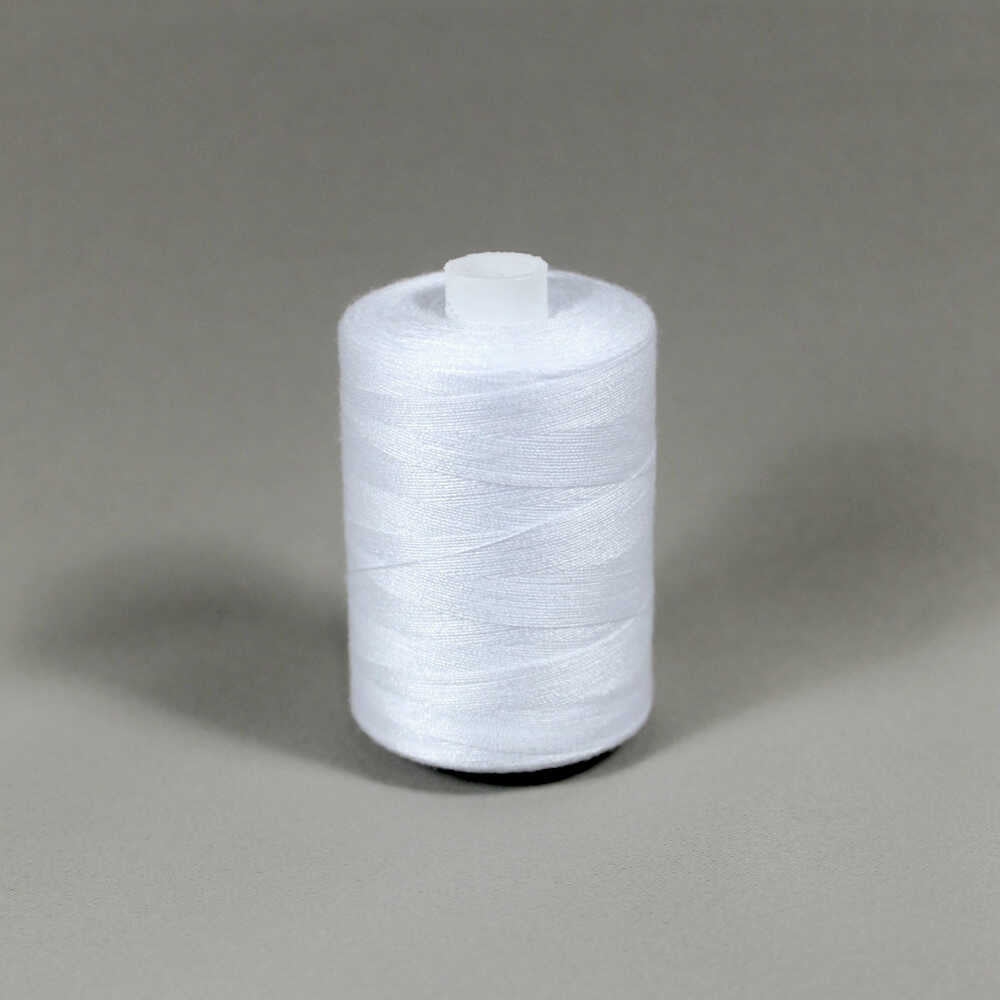 HVID STÆRK POLYESTER SYTRÅD