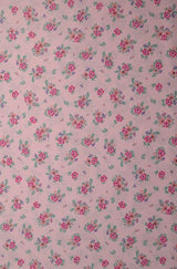 G&M Bomuldspoplin BOMULDSPOPLIN M. LYSERØDE PRIMULA BLOMSTER