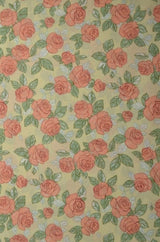 G&M Bomuldspoplin BOMULDSPOPLIN M. SKITSEREDE FERSKENFARVEDE ROSER