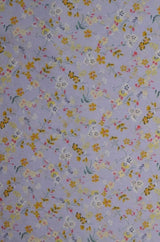 G&M Bomuldspoplin LAVENDEL BOMULDSPOPLIN M. STORKENÆB I HVID, GUL OG PINK