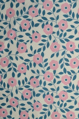 G&M Bomuldspoplin LYS BOMULDSPOPLIN M. LYSERØDE SLYNGPLANTER