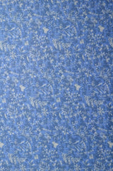 G&M Bomuldspoplin LYSEBLÅ BOMULDSPOPLIN M. ENGBLOMSTER