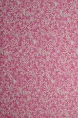 G&M Bomuldspoplin LYSERØD BOMULDSPOPLIN M. ENGBLOMSTER